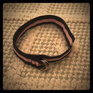 Navy blue and pink belt 33 inches long